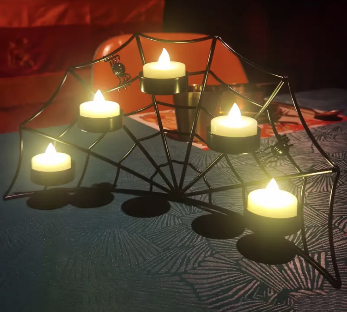 Spiderweb Tea Light Holder Topper for hire